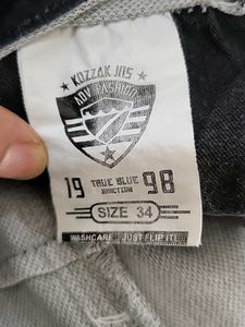 Grey Dyed Jeans Pant