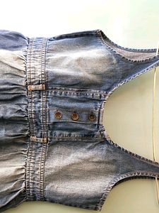 Jeans Branded Short Dress