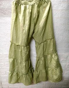 Green Plazzo Pants Free Size