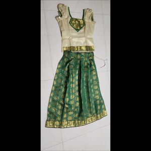 Traditional Pattu Pavadai Dress