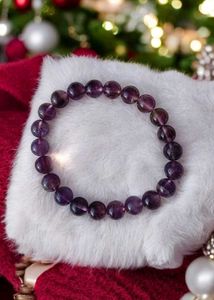Amethyst Crystal Bracelet (8mm)