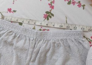 White Chikankari Narrow Plazzo Pants