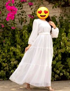 Elegant White Maxi Dress