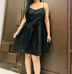 Black Satin Barbie Dress