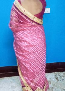 Elegant Pink Saree