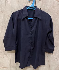 Formal Dark Blue Shirt