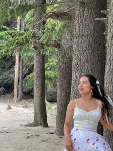 Cute White  satin Top