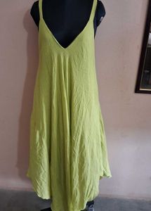 Flowy Green Summer Dress