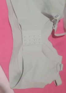 White Wireless Bra