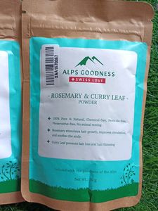Alps Goodness Rosemary&amp;Curry Leaf Powder Pack Of 2