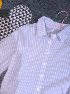 Striped Button-Down Shirt