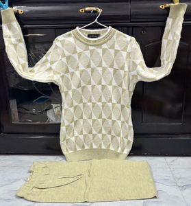Patterned Knit Sweater