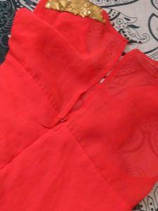 Coral Party Dress