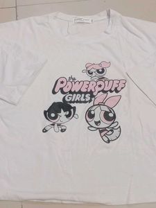 Powerpuff Girls White Tee