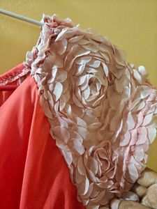 Cute Coral Mini Dress