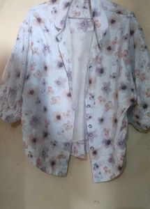Floral Print Button-Down Shirt