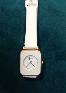 Elegant Minimalist White Watch