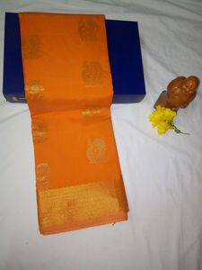 New Peacock Design Silk Saree with Running Blouse-