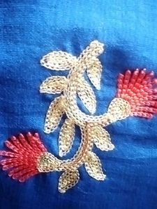 Elegant Blue Embroidered Saree with Blouse