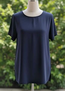 Elegant Navy Blue Top