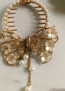 Pearl &amp; Floral Hair Accessories Set