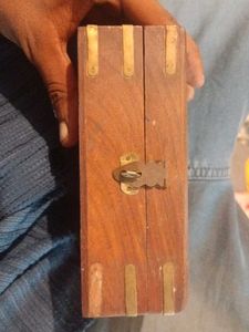 Vintage Carved Wooden Box