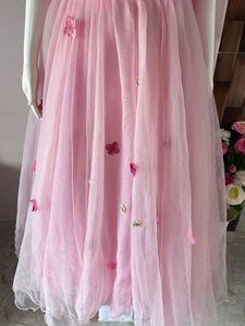 Pink ball gown