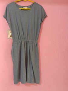Gray Casual Dress
