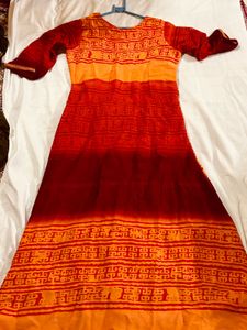 Red &amp; Orange Beautiful Dress