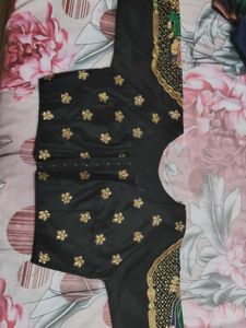 Elegant Black Embellished Blouse