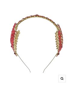 Custom Handmade Red Headpiece