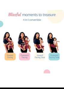 Luvlap Baby Carrier With Hip Seat