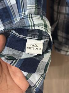 Monte Carlo Plaid Shirt- M