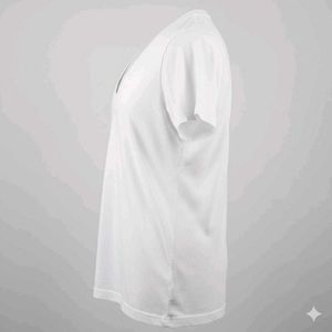 White V-Neck T-Shirt