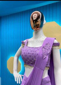 Faux Georgette Saree
