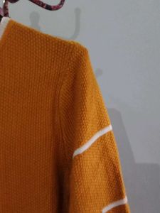 Mustard Striped Top