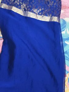 Beautiful 😍 Blue 💙 Saaree