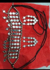 Mirrored Statement Necklace &amp; Earrings