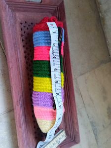 Colorful Pencil Crochet Pouch
