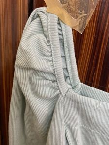 Cute Light Green Crop Top