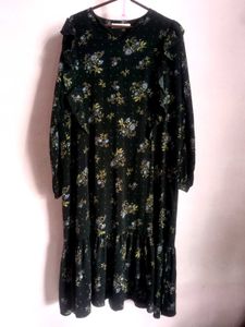 Floral Dress . Free Size