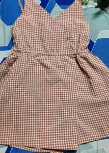 Gingham Romper
