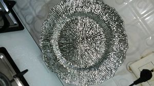 Decorative Silver Charger Plate
