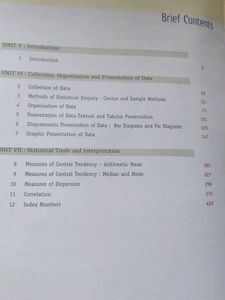 Class XI Statistics For Economics