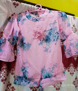 Girls Floral Top