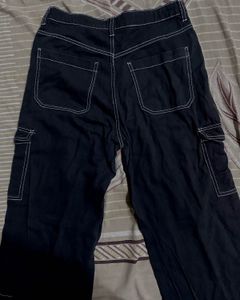 H&amp;M Black Cargo Pants