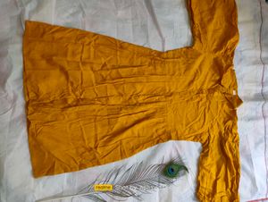 Khadi Meterial Dress Knee Length