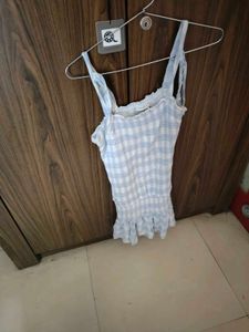 Gingham Smocked Dress