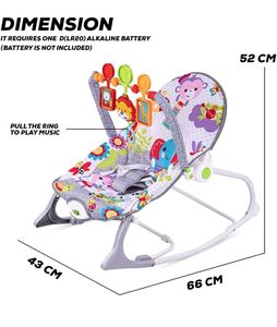 Baybee Nora Baby Rocker and Bouncer Chair with Soo