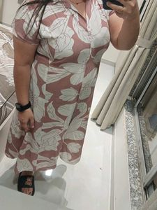 Floral Print Dress Cotton
